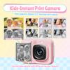 Instant Print Camera for Kids, Christmas Birthday Gifts for Girls Boys Age 3-12, TYPONOS Kids Cameras, Portable Toy Camera for 3 4 5 6 7 8 9 10 Year Old Girl with 32GB SD Card, Pink view 3