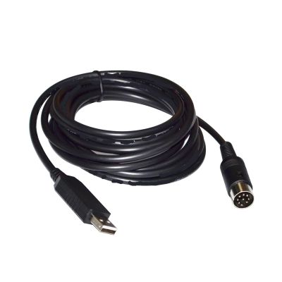 Treayes F&T>D*I FT232RL USB RS232 to 8 PIN DIN Adapter Converter Serial Communication Cable for ADMESY Spectrometer STEROPES Series(8m)