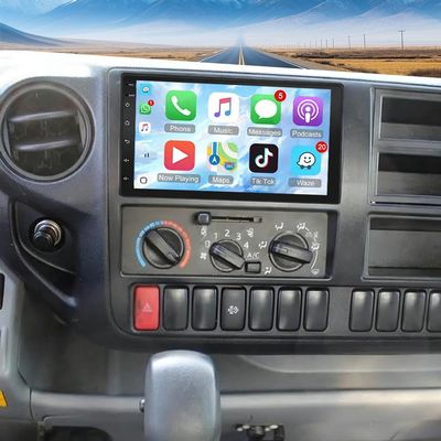 Android 14 Double Din Car Radio for 2012-2020 Hino 155 195 Trucks with Backup Camera 10 Inch Touch Screen Radio for Hino 155 195 Trucks GPS Navi Head Unit with Wireless Carplay Bluetooth Mirror Link