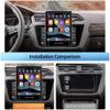 Car Stereo Radio for Chevrolet Tahoe 2003-2006 with Wireless CarPlay and Android Auto, 9.7 Inch HD Touchscreen Android 14 Double Din Car Audio w/Bluetooth GPS WiFi FM RDS SWC EQ Backup Camera, 2+32G view 2