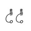 2-Pack Portable Charger Adapter for Shokz OpenSwim Pro S710 Headphones, USB-C to 4 Pin Magnetic Charging Adapter with Anti-Loss Lanyard for OpenSwim Pro S710 (Silver, 4-PIN) view 1