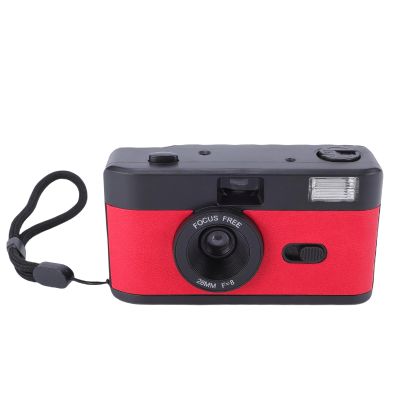 Gugxiom 35mm Film Camera, Build in Flash, Vintage Reusable Camera, Compatible with 135/35mm Black and White or Color Film (Black Green)