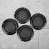 DirectNine Basics CarAudioMeshGrille 4pcs 2inch Decorative Speaker Grille, Strong Iron Mesh, DIY Protection with Screws for Car and Home Speakers (Black) view 4