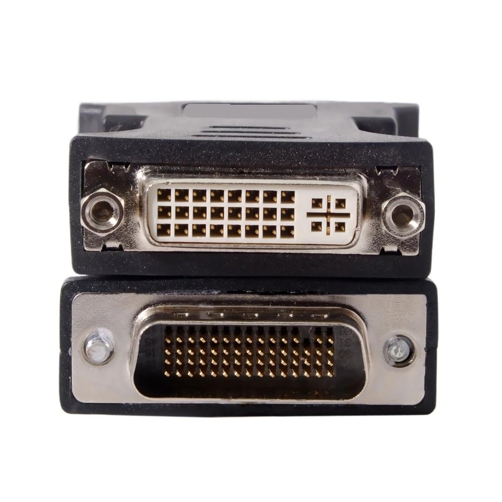 VCALDGFZ DMS 59Pin Male to 2 VGA DVI Displayport HDMI-Compatible Female Splitter Extension Cable Adapter(DMS 59Pin-DVI)