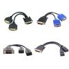 VCALDGFZ DMS 59Pin Male to 2 VGA DVI Displayport HDMI-Compatible Female Splitter Extension Cable Adapter(DMS 59Pin-DVI) view 2