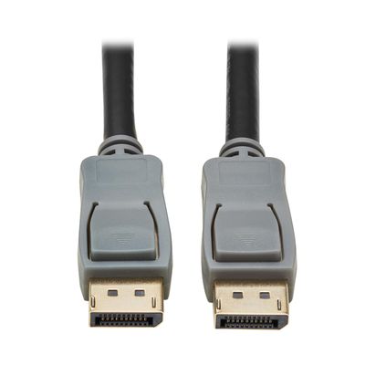 Eaton Tripp Lite Series Long DisplayPort Cable, 35ft / 10.7m, 4K@60Hz, Latching Connectors, Display Port 1.2, DP to DP (M/M), HBR2, 4:4:4, HDCP 2.2, Bidirectional, Gold-Plated Plugs (P580-035-4K6)