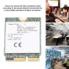 ASHATA WiFi 6E Wireless Card, Bluetooth 5.2 3 Band 5374Mbps Network Adapter for Wins 10 11, RZ616 MT7922A22M M.2 Card Module Adapter view 2