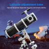 Zopsc Latitude Adjustment Base, Telescope Mount Accessory for and Star Field, with Fine Tuning Knob 0 to 90 Degrees, Compatible with 3 8in Tripod Base (Green and White) view 3