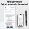 Tangxi Pen, Voice Activated Digital Recorder with Noise Reduction, Bluetooth 5.3, Real Time Translation for Lectures Meeting Interviews (8GB) view 3