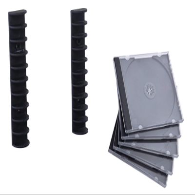 3DEXL Wall Mount Bracket Rack for Holding CD Jewel Case (10mm)