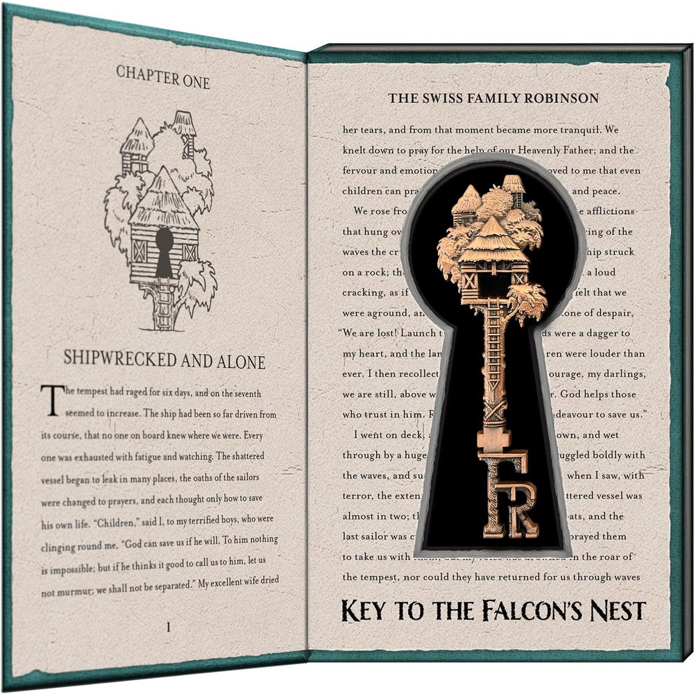Skelton's Keys to the Classics: Key to the Falcon's Nest from The Swiss Family Robinson