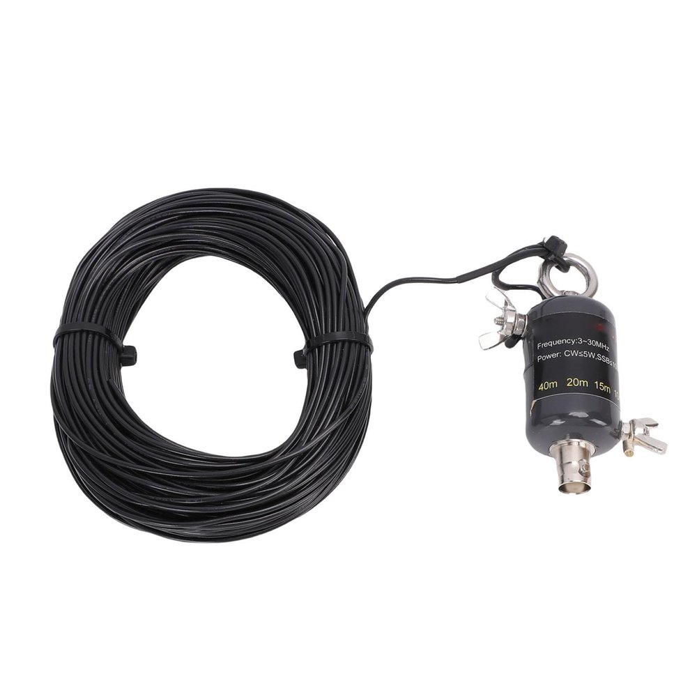 FTVOGUE K5 Antenna Short Wave Antenna 3 to 30MHz Portable QRP Wideband End Feed Half Wave with Storage Bag for Quick Deployment Multi Frequency Bands