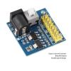 Lylithuif Power Supply Module Voltage Conversion Module High Efficiency DC DC Converter with Triple Output for Electronic Projects Brass Material 4.5 x 4.5cm view 3
