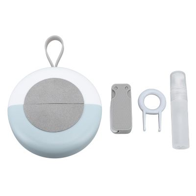 Electronic Cleaning Kit, Multifunctional Dust Removal Keyboard Cleaner Brush for Screen BT Earphone Office Home Travel ABS Material Portable Storage Box (Blue)
