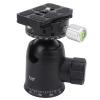 720 Panoramic Head for SLR Camera, Aluminum Alloy Tripod Head with Quick Release Plate, 360 Rotating Camera Head for Video and Photography view 3