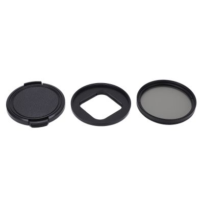 52mm Circular Polarizer CPL Camera Lens, 9 Action Camera Lens Protector, Scratch CPL with Silicone Protective for 9 10,