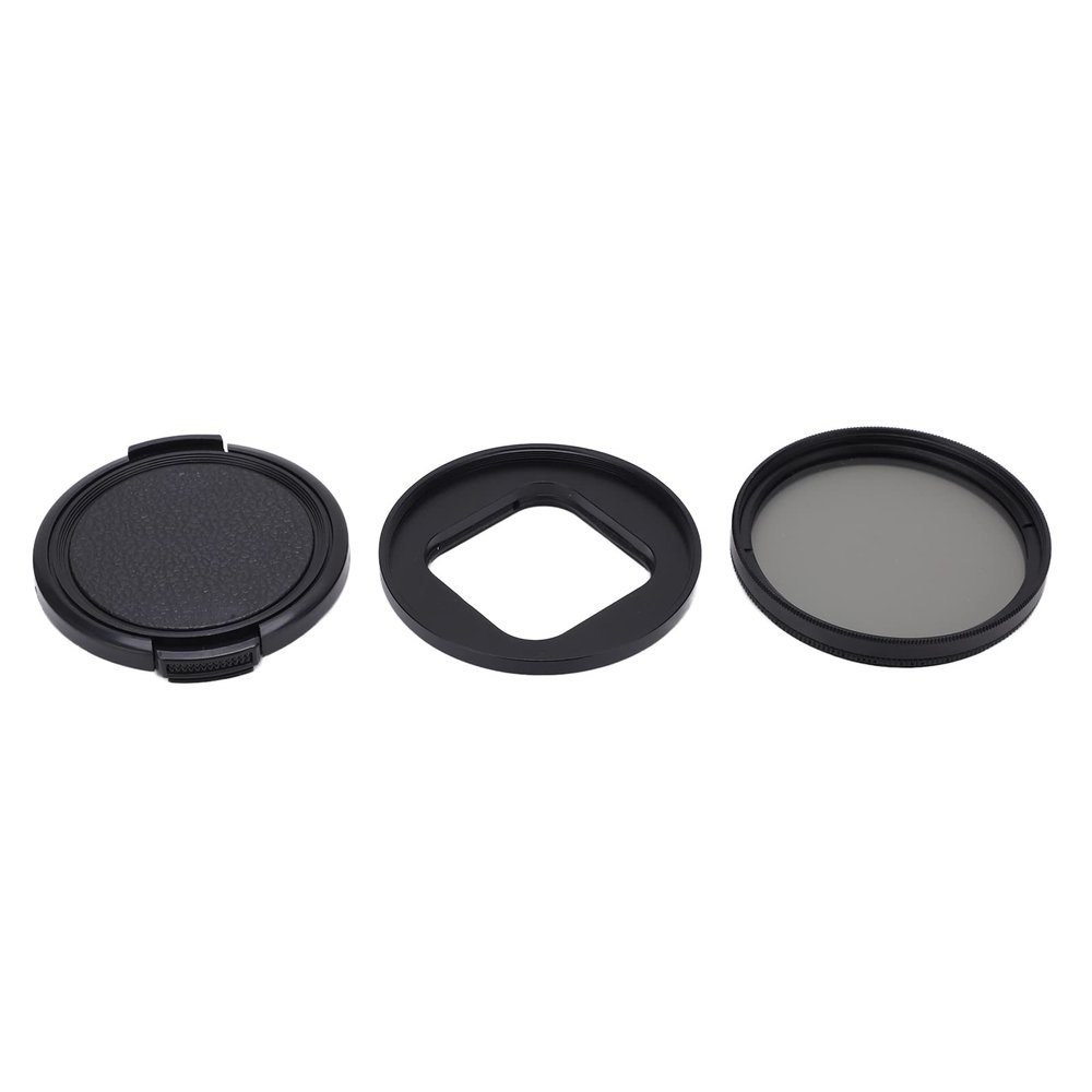 52mm Circular Polarizer CPL Camera Lens, 9 Action Camera Lens Protector, Scratch CPL with Silicone Protective for 9 10,