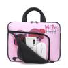 14 15 15.4 15.6 inch Laptop Handle Bag Computer Protect Case Pouch Holder Notebook Sleeve Neoprene Cover Soft Carrying Case with Extra Pockets (Cute Cats) view 2