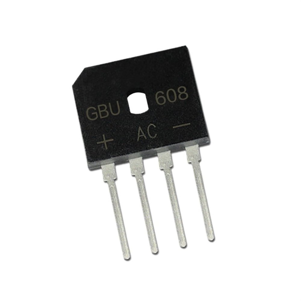 10Pcs GBU608 Bridge Rectifier 6A/800V GBU6K Stack