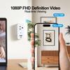 ULar Plug Surveillance Camera, Mini 1080P FHD WiFi Cam with 3-Device Charging, Built-in 32GB SD Card, Remote Real-Time View Motion Detection, Wall Powered Wireless Multifunction Smart Indoor(No Audio) view 4