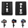 Luyismer Quick Release Plate Metal Quick Release Plate Camera Tripod Adapter Mount Plate view 2