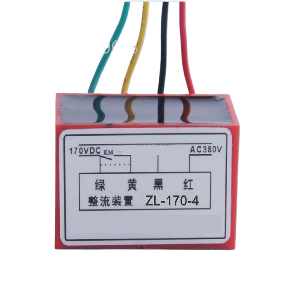 1pc 4 Wire Half Wave Ballast Device Fast Rectifiers Motor Brake Rectifier Power Mould ZL-170-4(Zl-170-4)