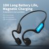 Bone Conduction Headphones, Wireless Bluetooth 5.3 Open-Ear Headphones with Mic, 10H Playtime Workout Headphones, Waterproof Sport Earphones Headset for Running, Gym, Hiking, Cycling (Black) view 2