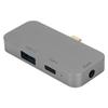 4 in 1 USB C Hub, Multi Functional Expansion Dock, Type C to Connector with 60W PD Charging, Aluminum Alloy, Compact for, Smartphones view 2