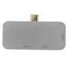 4 in 1 USB C Hub, Multi Functional Expansion Dock, Type C to Connector with 60W PD Charging, Aluminum Alloy, Compact for, Smartphones view 3