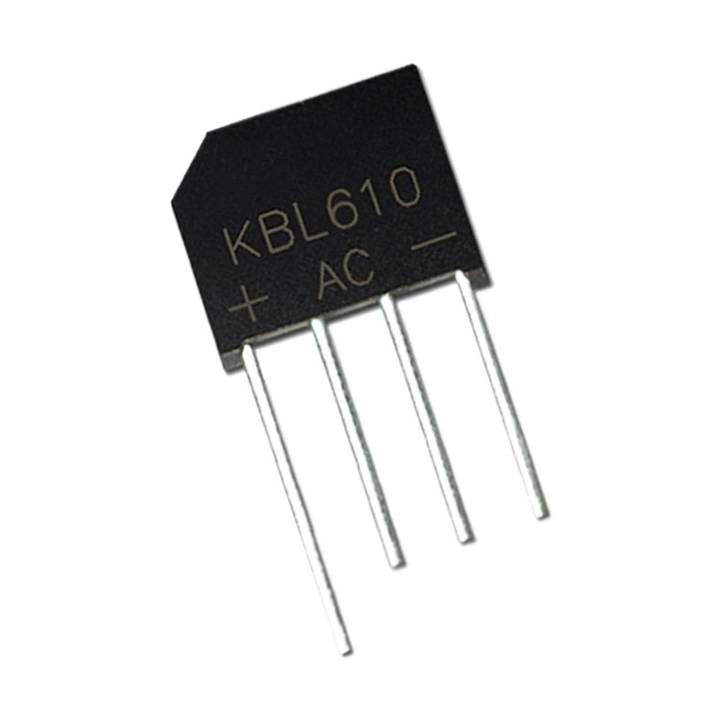 10Pcs KBL610 Bridge Rectifier 6A/1000V KBL610G Stack