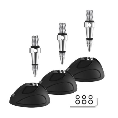 Yaregelun Universal Tripod Feet Pad Non Slip Diameter Rubber Pad Non Slip Tripod Monopod Pad Replacement Tripod Monopod Leg Pad Replacement with 3/8" Screw for Greater Stability