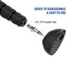 Yaregelun Universal Tripod Feet Pad Non Slip Diameter Rubber Pad Non Slip Tripod Monopod Pad Replacement Tripod Monopod Leg Pad Replacement with 3/8" Screw for Greater Stability view 4