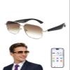 SIHUADON Bluetooth Sunglasses for Men, AI Smart Glasses with Open-Ear Speakers for Music & Calls, Blue Light Blocking UV400 Lenses Lightweight Translation Glasses for Driving, Travel & Work view 1