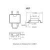 100Pcs MB6F SMD Bridge Rectifier SOP-4 Stack 0.8A/600V view 3