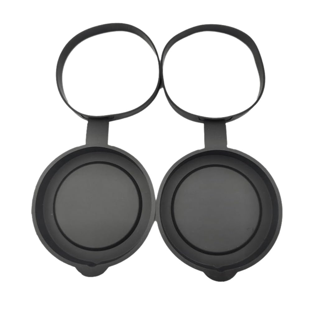 TKOWTB 2 Pieces Binoculars Protective Rubber Objective Lens Cap Binocular Best Protect 52-55MM