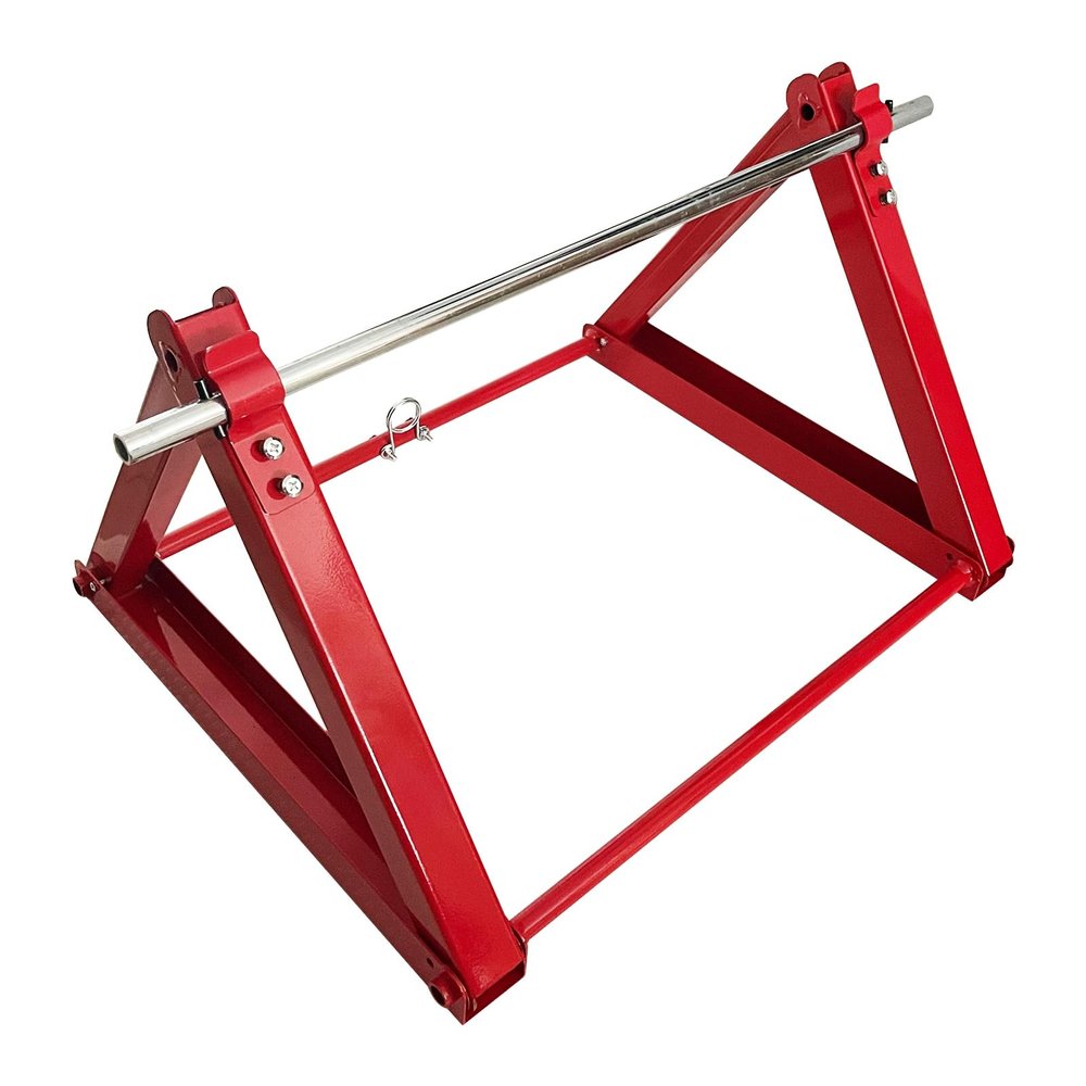 Cable Reel Drum Roller Holder Wire Dispenser Cable Rack Fold Spool Holder Dispenser FOLD CABLE DRUM JACK RED