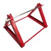 Cable Reel Drum Roller Holder Wire Dispenser Cable Rack Fold Spool Holder Dispenser FOLD CABLE DRUM JACK RED view 1