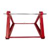 Cable Reel Drum Roller Holder Wire Dispenser Cable Rack Fold Spool Holder Dispenser FOLD CABLE DRUM JACK RED view 2