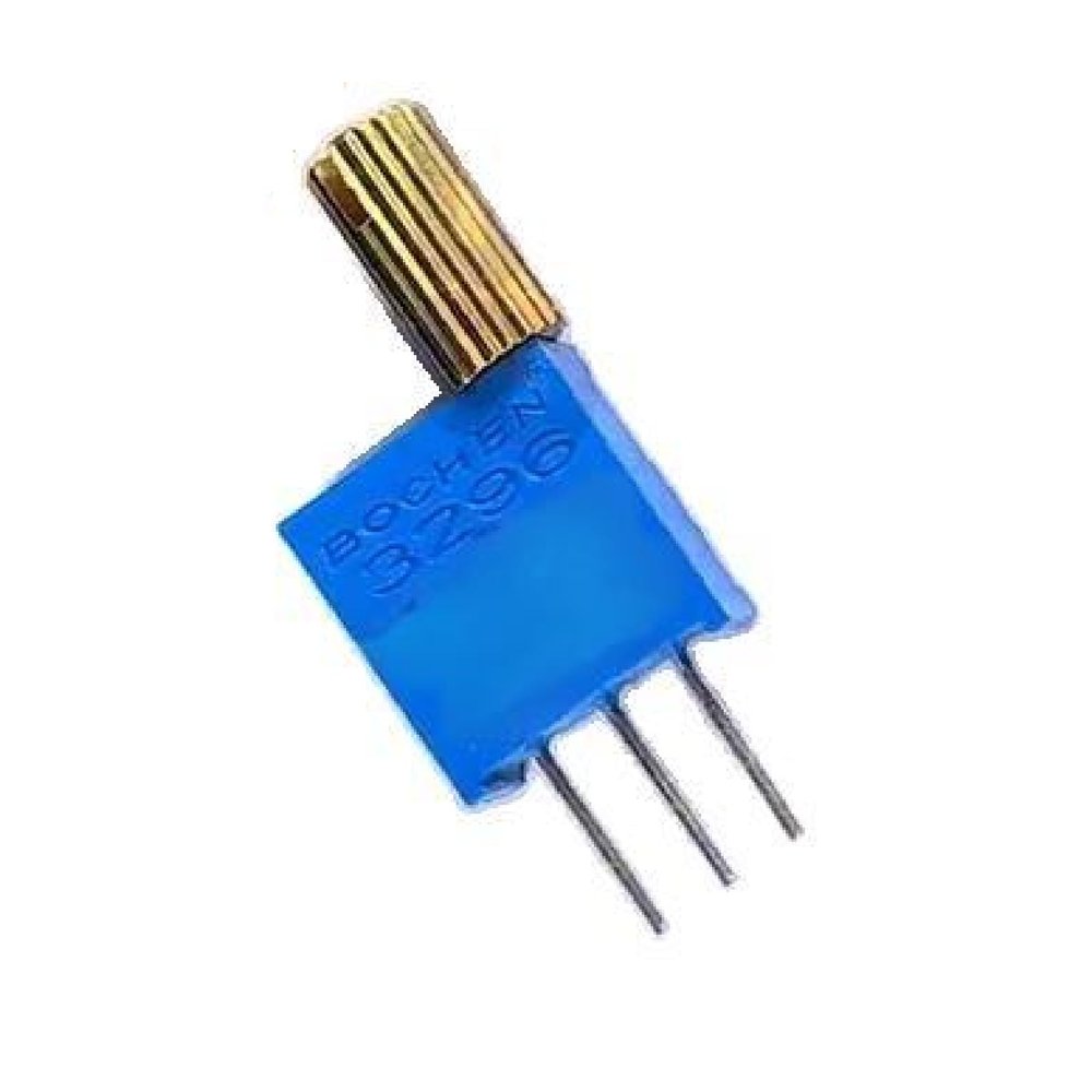3296W Multi-Turn Potentiometer with Metal Shaft, Long Handle Design, Precision Adjustment, 2-Pack (100 Ohm)