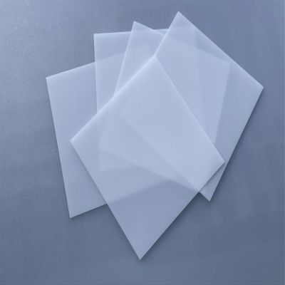 2MM Thick Opal Frosted Double-Sided Matte PS Diffuser Sheet for LED Lighting - U-V Resistant and High Transmittance(100x100x2mm)