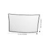 Sewroro Polyester Projection Screen for Indoor Outdoor Home Theater Office Classroom Camping view 2