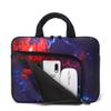 14 15 15.4 15.6 inch Laptop Handle Bag Computer Protect Case Pouch Holder Notebook Sleeve Neoprene Cover Soft Carrying Case with Extra Pockets (Blue Galaxy) view 2