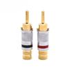 8pcs Speaker Plug Audio Video for OEM for ODM for HiFi Pure Copper Plating Gold 9mm Male Plug Connector Jack for Cable view 1
