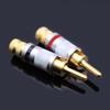 8pcs Speaker Plug Audio Video for OEM for ODM for HiFi Pure Copper Plating Gold 9mm Male Plug Connector Jack for Cable view 3