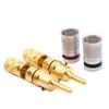 8pcs Speaker Plug Audio Video for OEM for ODM for HiFi Pure Copper Plating Gold 9mm Male Plug Connector Jack for Cable view 4