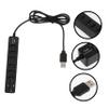 DIYEAH Portable USB Data Hub Splitter with Multi-Function Expansion for Laptop and Wear-Resistant Abs Material Plug and Play USB Extension for Home and Office Use view 3