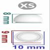 5 Sets XS Size Ear Tips Replacement for AirPods Pro 3, Silicone Earbuds Covers Eartips Ear Cap 5 Pairs Compatible with AirPod Pro 3, White XS 923 view 3