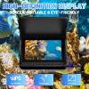 5" IPS Fish Finder for Boat with 6000mAh,1080 HD Underwater Fishing Camera,220Wide Angle,IP68 Waterproof,30M/100FT Ice Fishing Camera with 8 High Brightness IR LEDs for Lake Fishing view 4