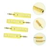 jojofuny 4pcs Male to Female Audio Cable Adapters Zinc Alloy Stereo Microphone Connector Converters for Headphones External Speakers Microphone Use view 2