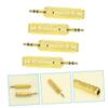 jojofuny 4pcs Male to Female Audio Cable Adapters Zinc Alloy Stereo Microphone Connector Converters for Headphones External Speakers Microphone Use view 4